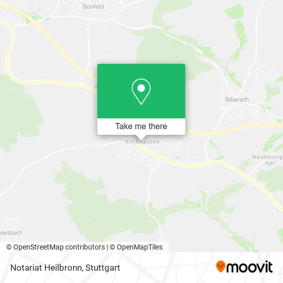 Карта Notariat Heilbronn