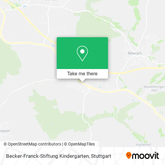 Карта Becker-Franck-Stiftung Kindergarten