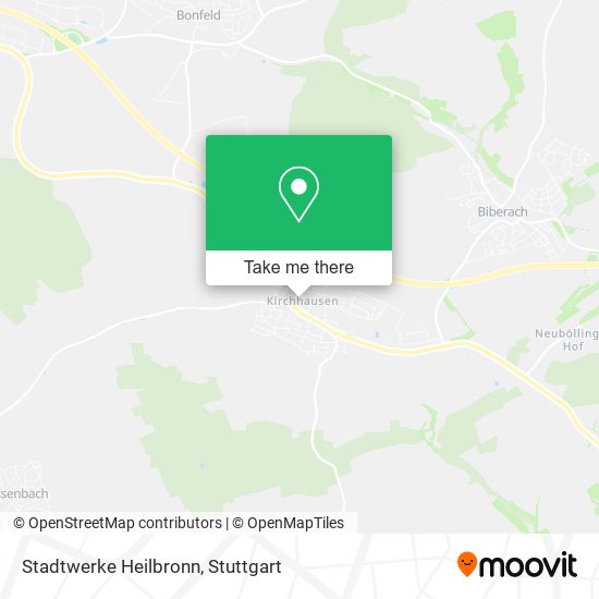 Stadtwerke Heilbronn map