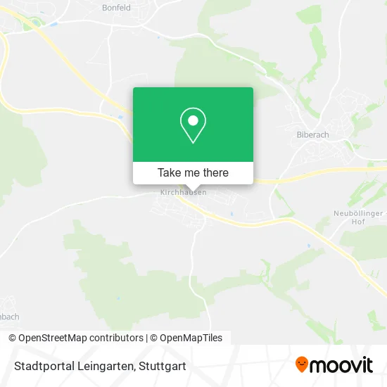 Карта Stadtportal Leingarten