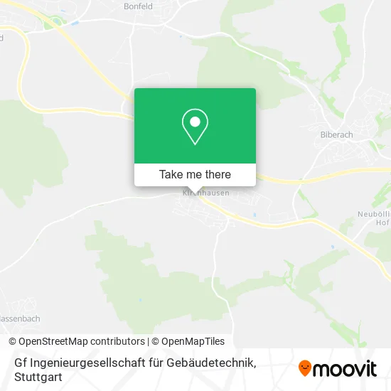 Карта Gf Ingenieurgesellschaft für Gebäudetechnik