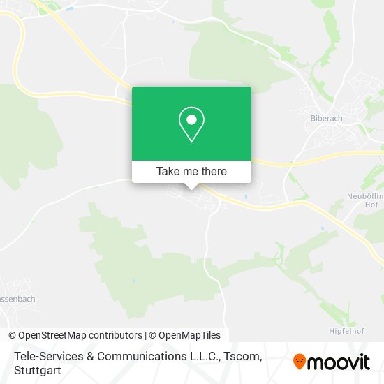 Tele-Services & Communications L.L.C., Tscom map