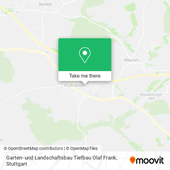 Карта Garten- und Landschaftsbau Tiefbau Olaf Frank