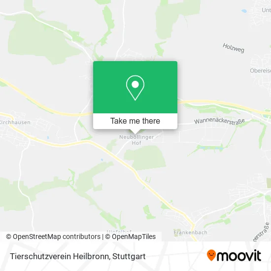 Карта Tierschutzverein Heilbronn