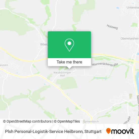 Карта Plsh Personal-Logistik-Service Heilbronn