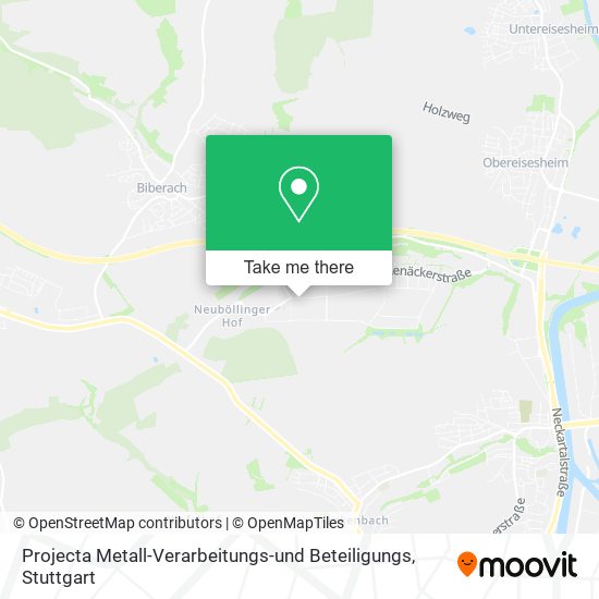 Карта Projecta Metall-Verarbeitungs-und Beteiligungs