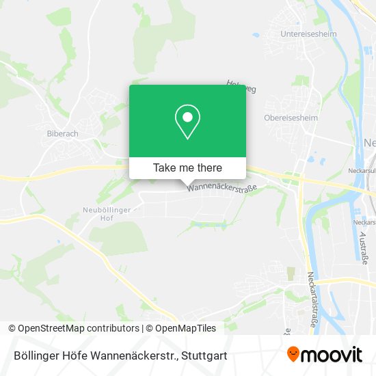 Böllinger Höfe Wannenäckerstr. map