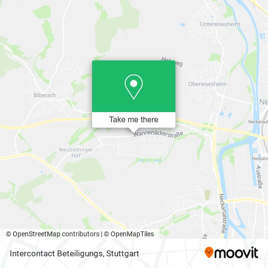 Intercontact Beteiligungs map