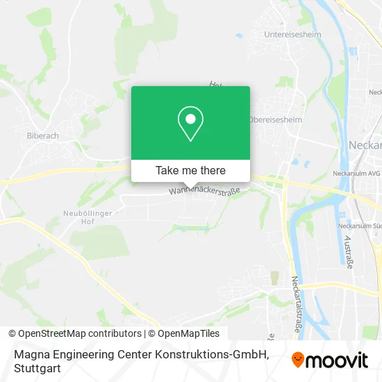 Карта Magna Engineering Center Konstruktions-GmbH