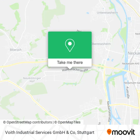 Карта Voith Industrial Services GmbH & Co