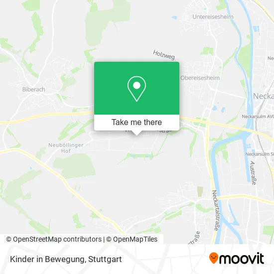 Карта Kinder in Bewegung