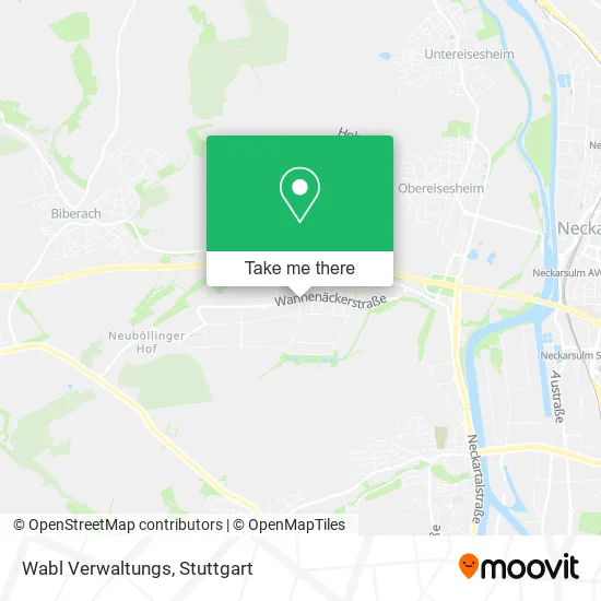 Карта Wabl Verwaltungs