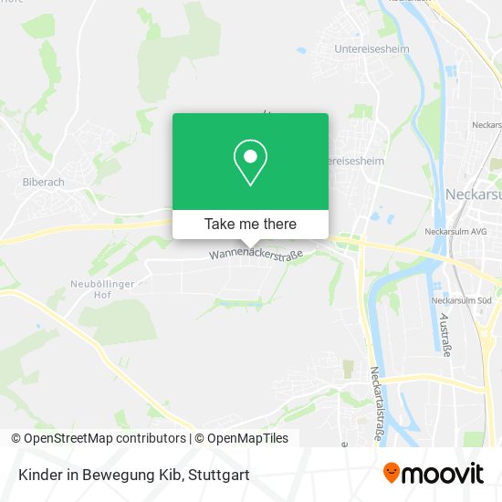 Карта Kinder in Bewegung Kib