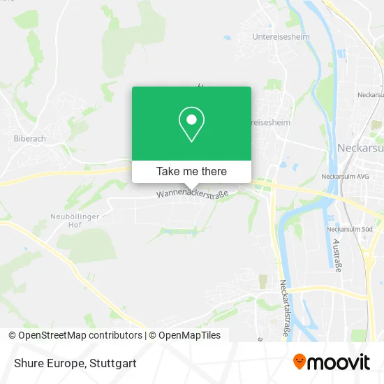 Карта Shure Europe