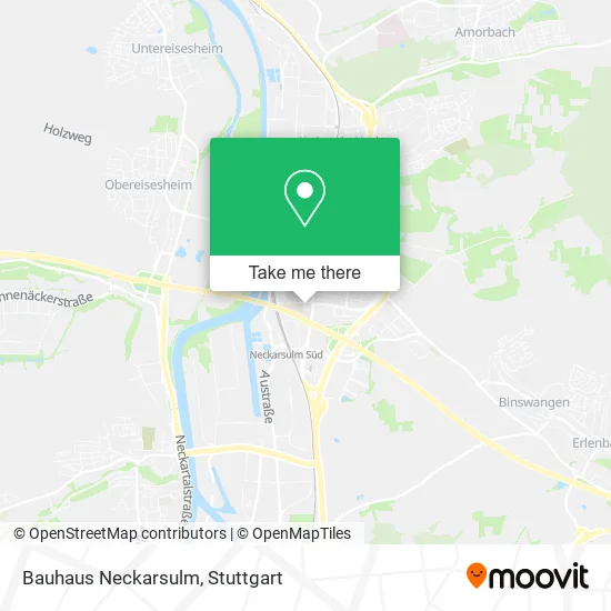 Карта Bauhaus Neckarsulm