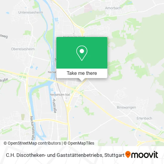 Карта C.H. Discotheken- und Gaststättenbetriebs