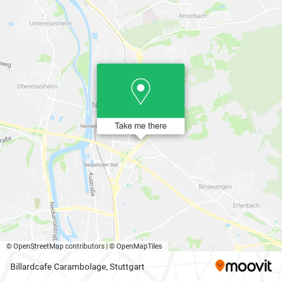 Карта Billardcafe Carambolage