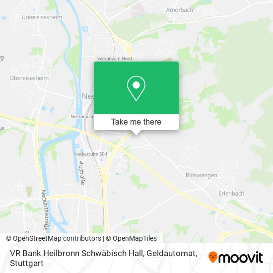 Карта VR Bank Heilbronn Schwäbisch Hall, Geldautomat