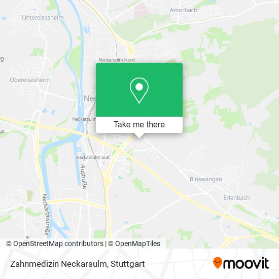 Zahnmedizin Neckarsulm map