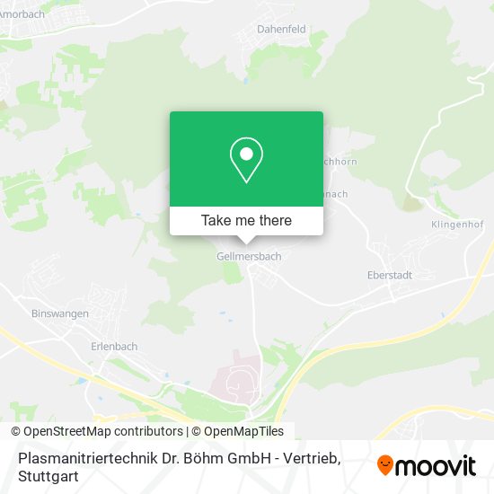 Plasmanitriertechnik Dr. Böhm GmbH - Vertrieb map