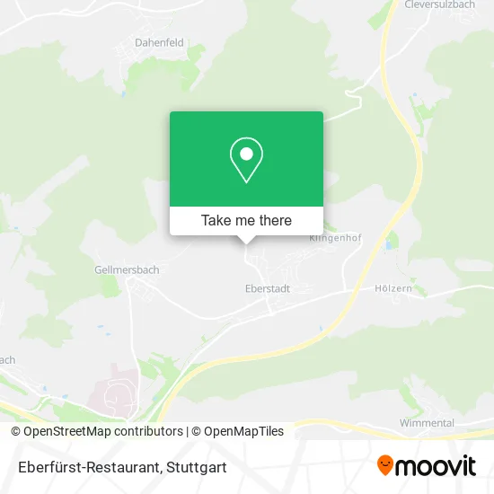 Карта Eberfürst-Restaurant