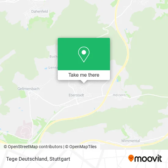 Карта Tege Deutschland