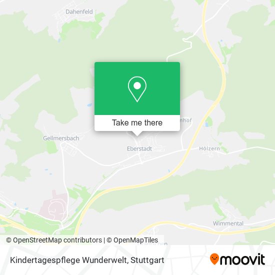 Карта Kindertagespflege Wunderwelt
