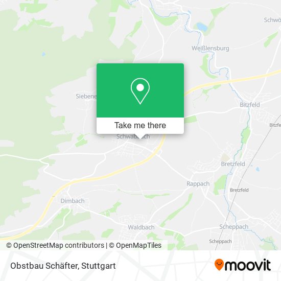 Obstbau Schäfter map
