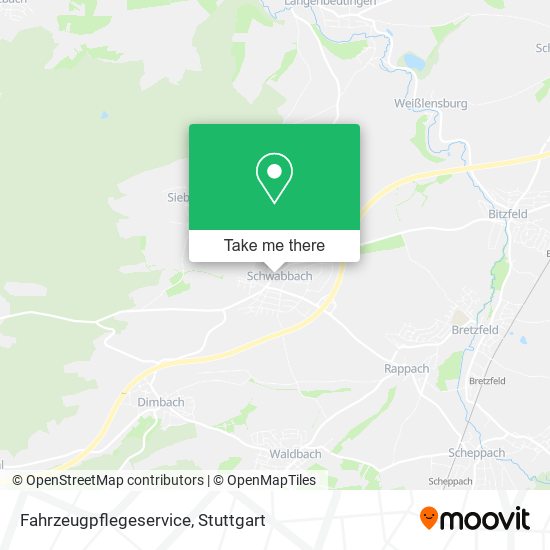 Fahrzeugpflegeservice map
