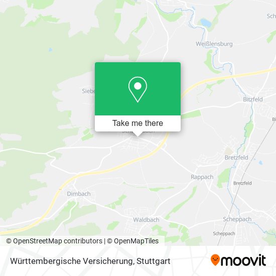 Württembergische Versicherung map