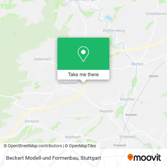 Карта Beckert Modell-und Formenbau
