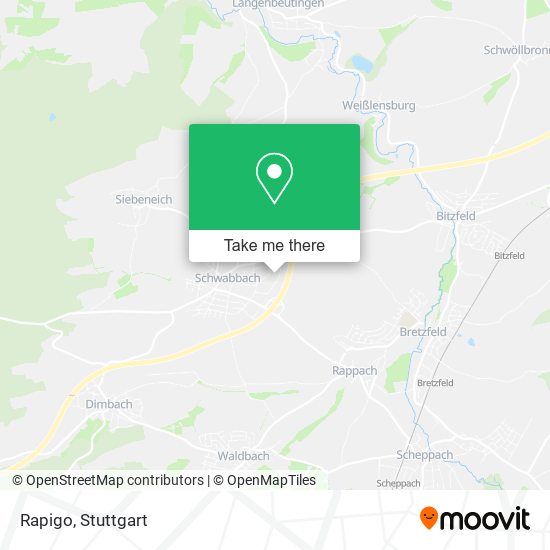 Rapigo map