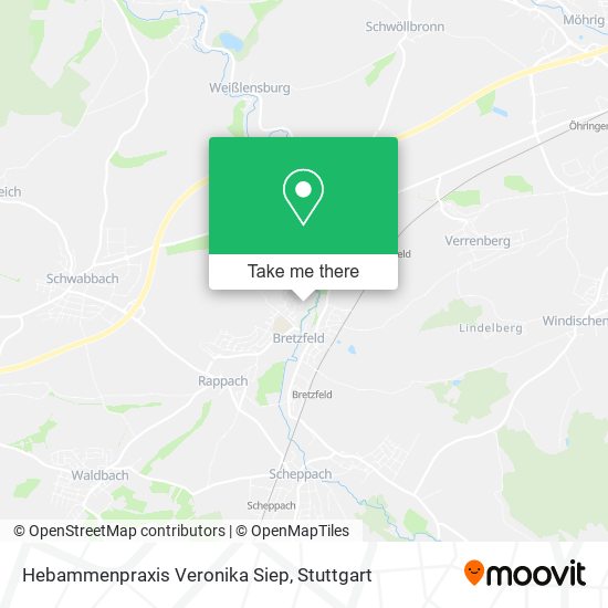 Hebammenpraxis Veronika Siep map