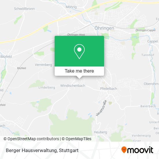 Berger Hausverwaltung map