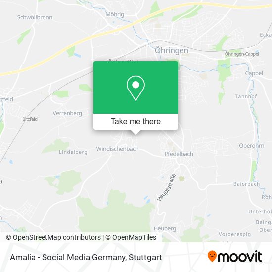 Amalia - Social Media Germany map