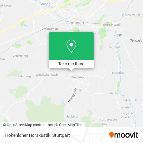 Карта Hohenloher Hörakustik