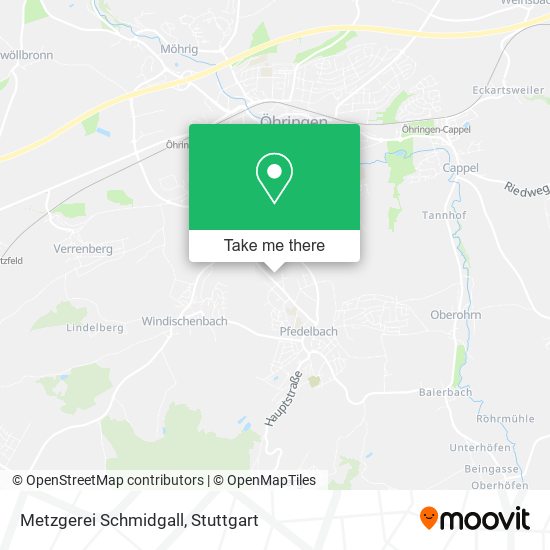 Metzgerei Schmidgall map