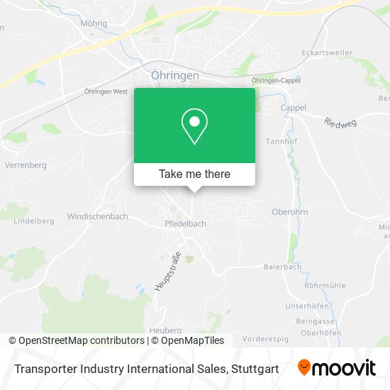 Transporter Industry International Sales map