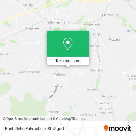 Erich Rehn Fahrschule map