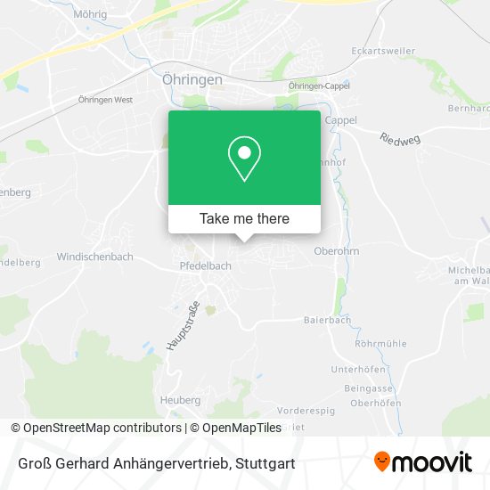 Groß Gerhard Anhängervertrieb map