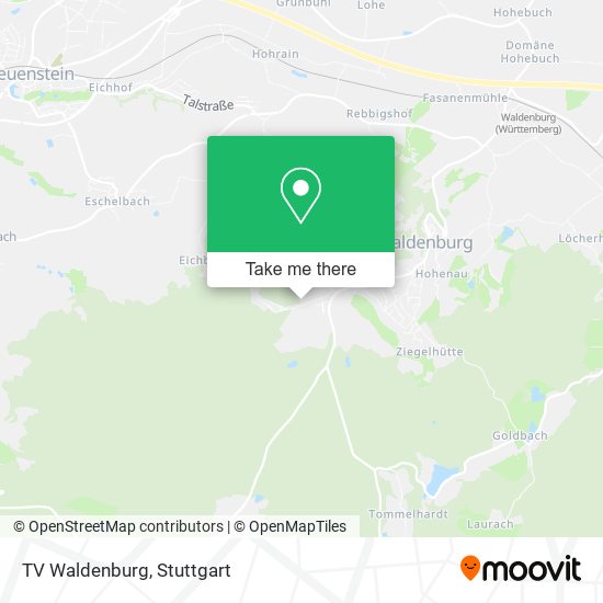 TV Waldenburg map