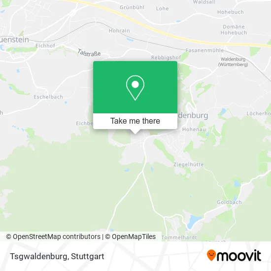 Карта Tsgwaldenburg