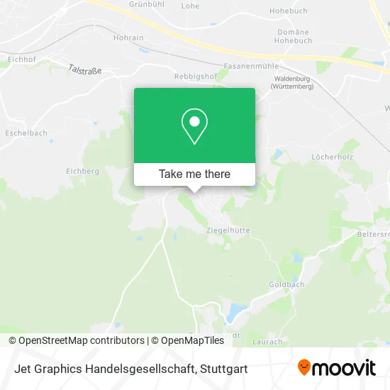 Jet Graphics Handelsgesellschaft map