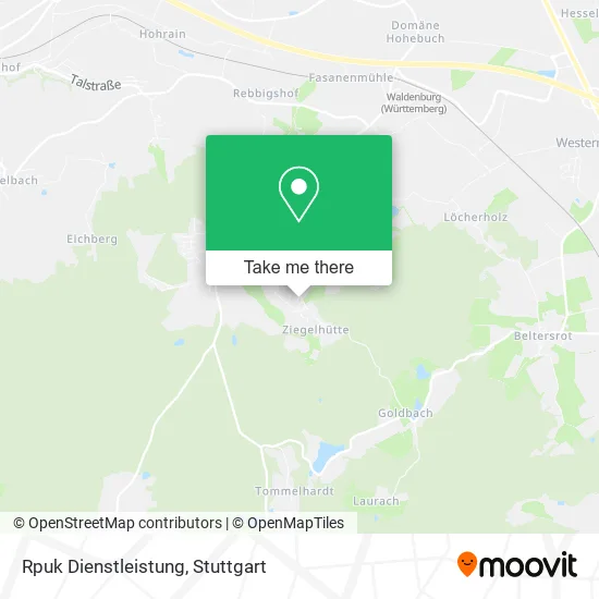 Карта Rpuk Dienstleistung