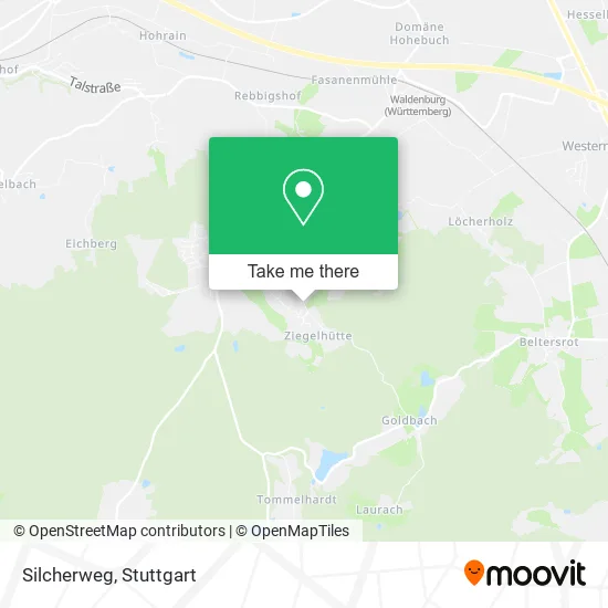 Карта Silcherweg