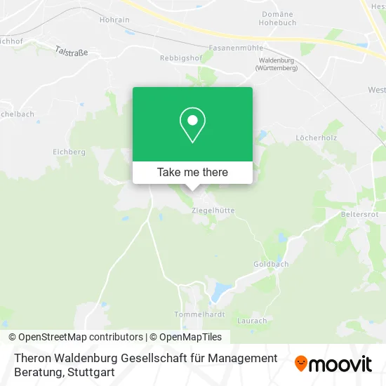 Карта Theron Waldenburg Gesellschaft für Management Beratung