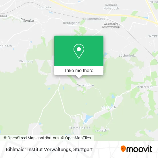 Карта Bihlmaier Institut Verwaltungs
