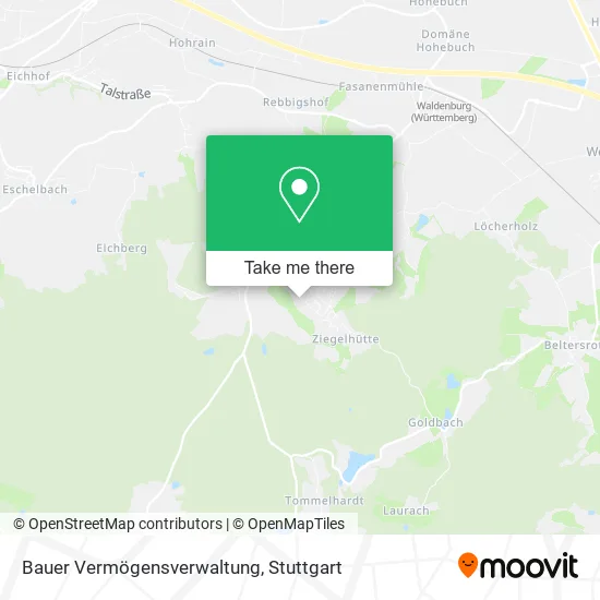 Карта Bauer Vermögensverwaltung