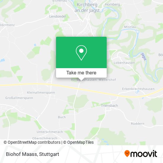 Карта Biohof Maass