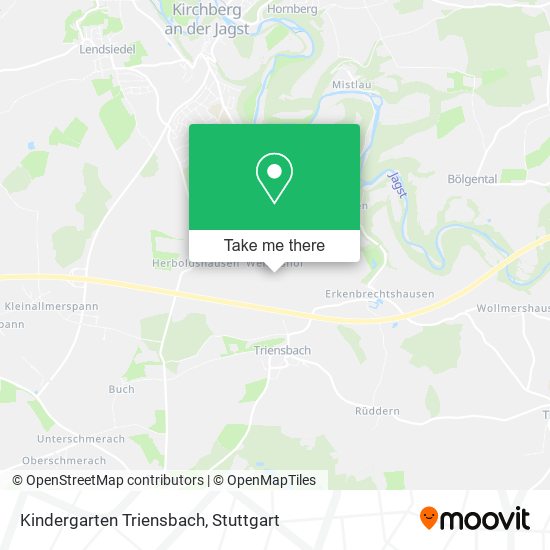Kindergarten Triensbach map